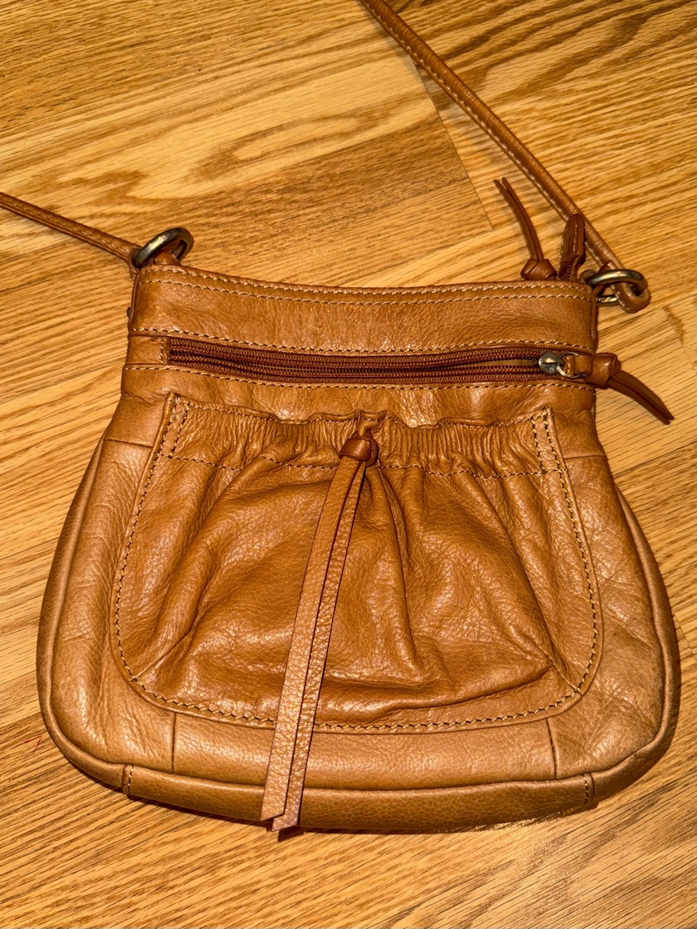 Fossil Brown Leather Shoulder Bag